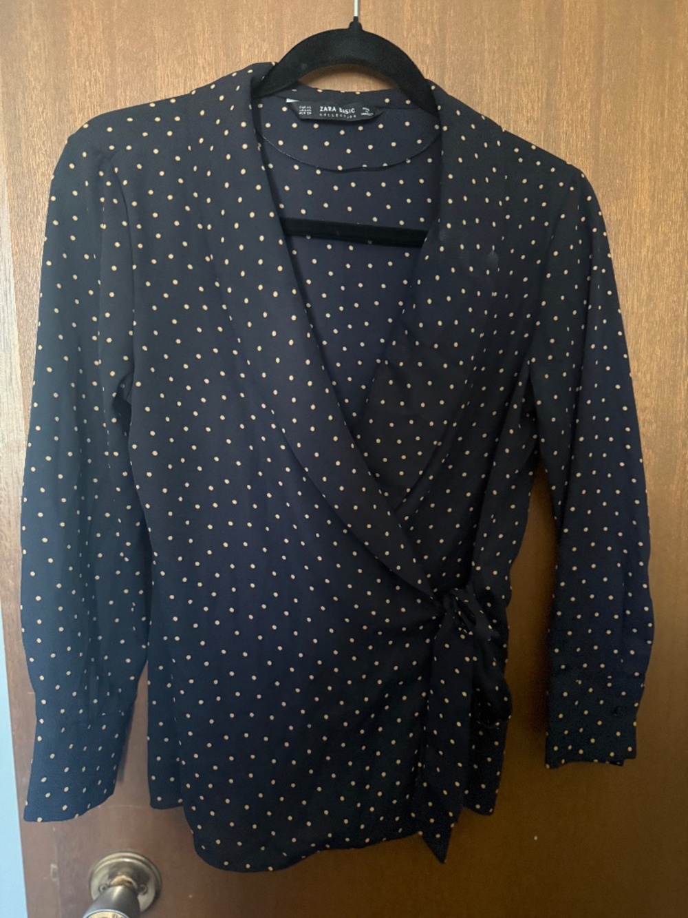 Zara wrap top